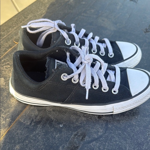 Converse Black and White Chuck Taylor Sneakers - Picture 6 of 8